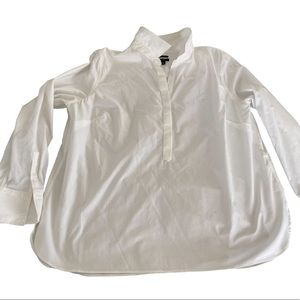 Size 18W Talbots white wrinkle-resistant shirt / blouse